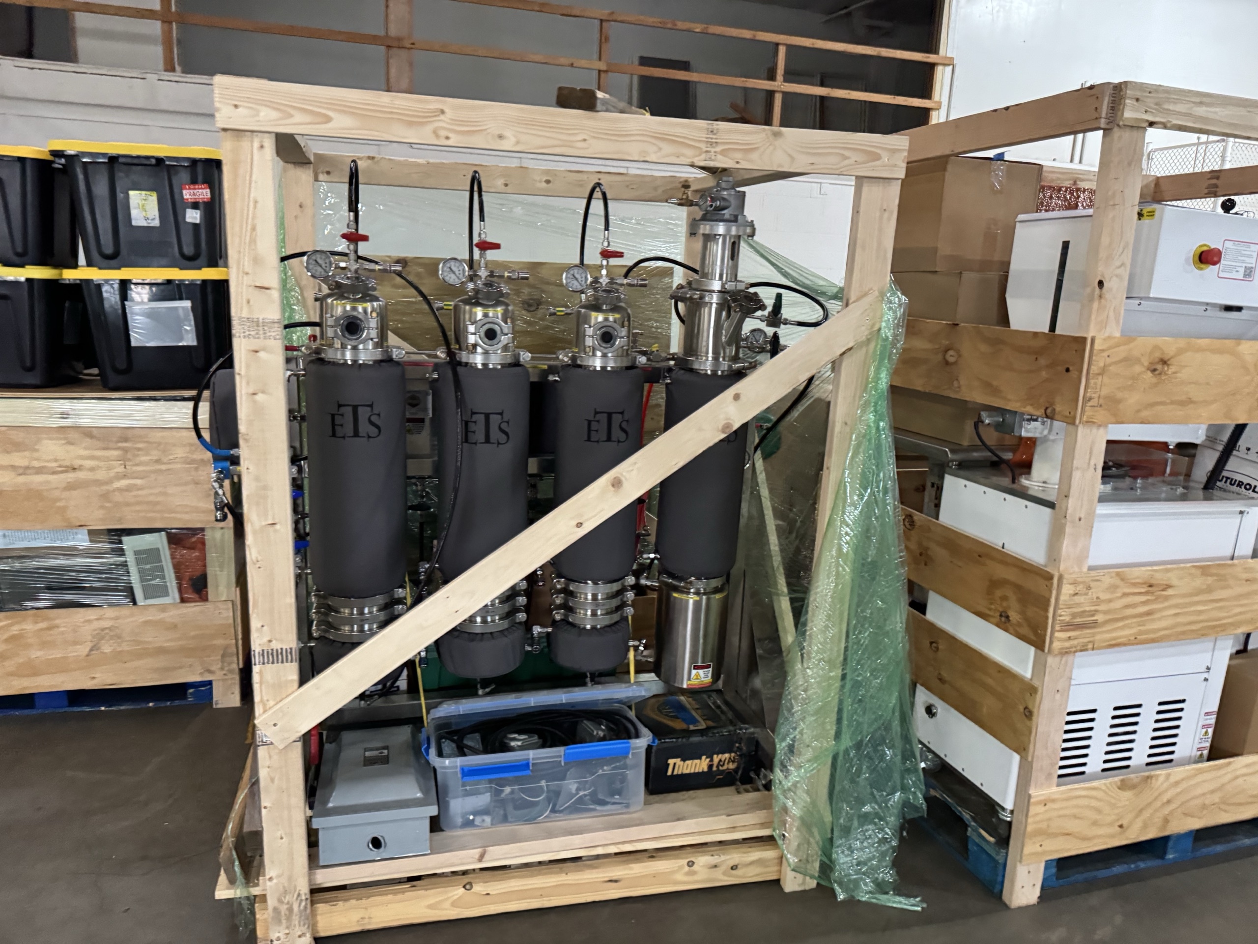 ETS extraction & filtration skid — Porto Verde, Long Beach